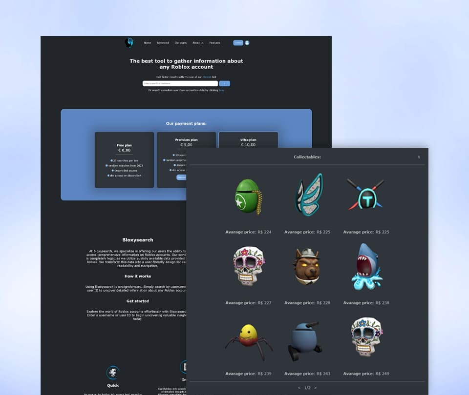 Bloxysearch hero image